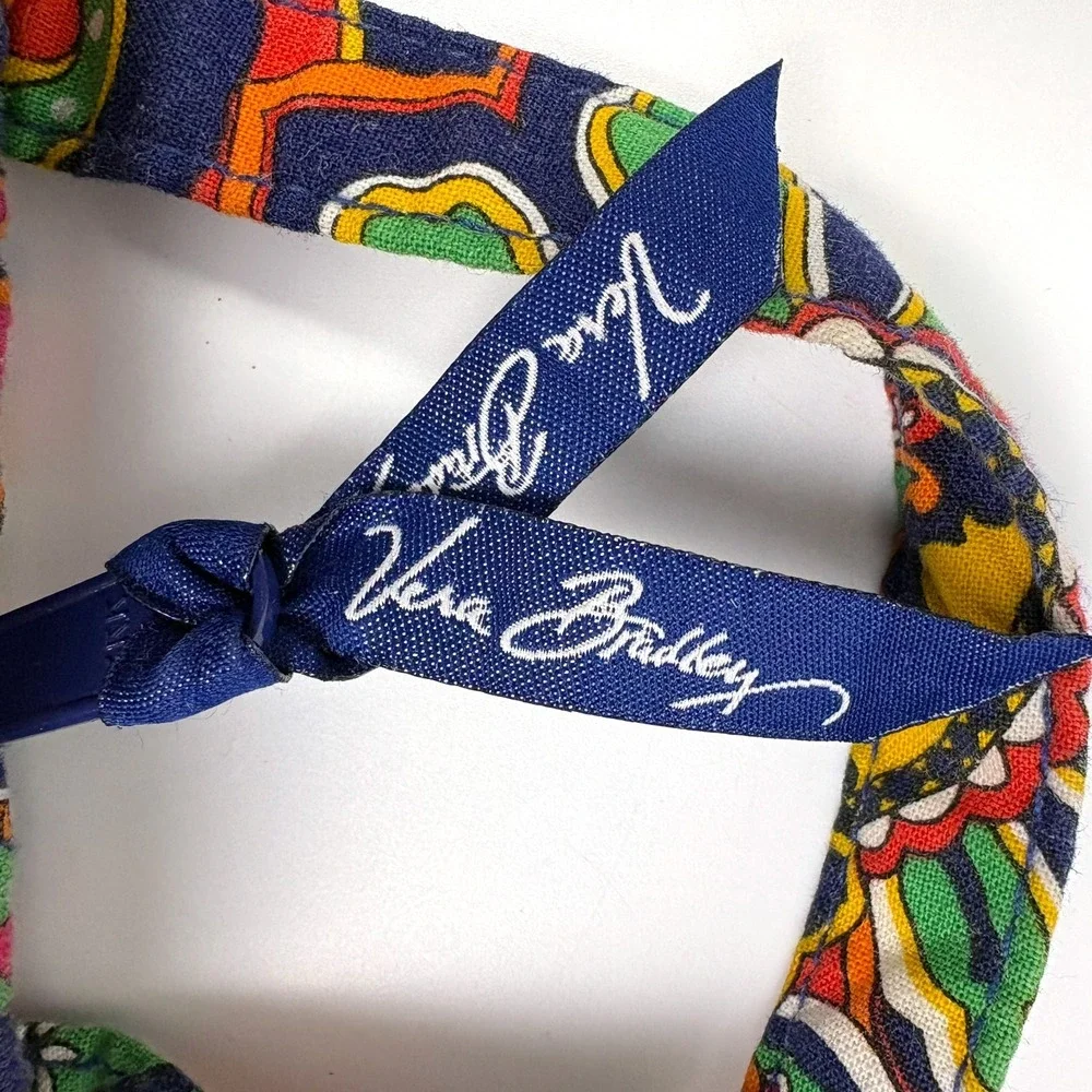Vera Bradley Hanging Travel Organizer Venetian Paisley Blue Orange Fuscia Pockts